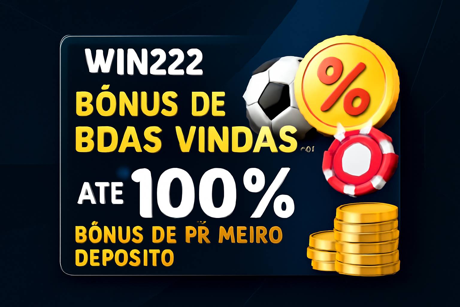 Criar uma nova Conta no plataforma Win222